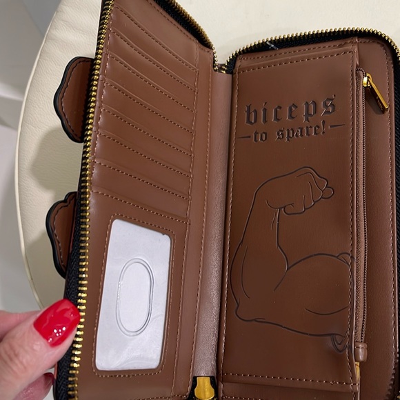 Loungefly & Disney Villains Gaston Large Ziparound Wallet - Picture 3 of 4